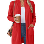 Nadorine Lightweight Open Front Knit Cardigans with Pocket (US Only)