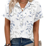 Zeagoo Zeagoo Casual Short Sleeve Button Down Shirt for Women Casual Loose Business Casual 2026 | Under $40