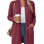 Nadorine Lightweight Open Front Knit Cardigans with Pocket (US Only)
