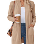 Nadorine Lightweight Open Front Knit Cardigans with Pocket (US Only)