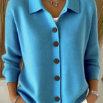 Nadorine Women's Classic Casual Button Knit Cardigan