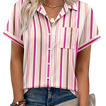 Zeagoo Zeagoo Casual Short Sleeve Button Down Shirt for Women Casual Loose Business Casual 2026 | Under $40