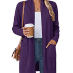 Nadorine Lightweight Open Front Knit Cardigans with Pocket (US Only)
