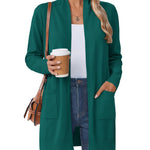 Nadorine Lightweight Open Front Knit Cardigans with Pocket (US Only)