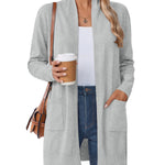 Nadorine Lightweight Open Front Knit Cardigans with Pocket (US Only)