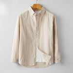 Hensu Button-Up Linen Shirt