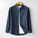 Hensu Button-Up Linen Shirt