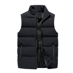 KZZ Mens Vest Jacket Warm Sleeveless Jackets