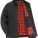KZZ Men’s Quilted Cotton Jacket