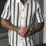 KZZ Stylish and Elegant Men's Plaid Shirt