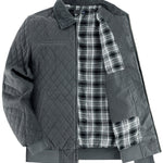 KZZ Men’s Quilted Cotton Jacket