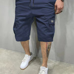 KZZ Men's Shorts, Slanted Pockets, Versatile Casual Pants