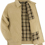 KZZ Men’s Quilted Cotton Jacket