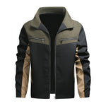 KZZ Men's Casual Stand Collar Jacket