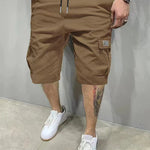 KZZ Men's Shorts, Slanted Pockets, Versatile Casual Pants