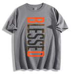 KZZ Men's Plus Size Casual Crew Neck T-Shirt