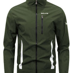 KZZ  Men's spliced contrasting letter racing jacket