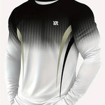 KZZ Men's Long Sleeve Gym Training Shirt
