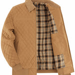 KZZ Men’s Quilted Cotton Jacket