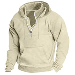 KZZ Men's Heavyweight Hooded Sweatshirt - Winter Warm Pullover Hoodie