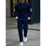 KZZ casual fashion men's digital printed sportswear set
