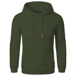 KZZ Fall Outfits Men's Pullover Plaid Casual hoodie