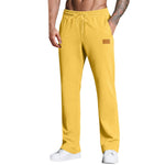 KZZ Men's Long Pants With Drawstring Versatile Casual Sweatpants