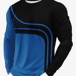 KZZ Men's Casual Sporty Long Sleeve Top