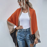 Nadorine Crochet Color Stitching Winter Sweaters
