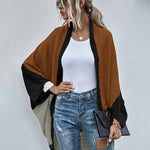 Nadorine Crochet Color Stitching Winter Sweaters