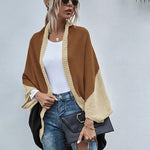 Nadorine Crochet Color Stitching Winter Sweaters