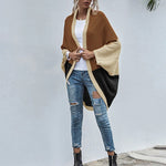 Nadorine Crochet Color Stitching Winter Sweaters