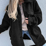 Single-breasted Lapel Irregular Mid-length Fur Coat
