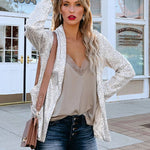 Nadorine Casual Sequins Small Suit Jacket Blazer