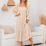 Long Sleeve V Neck Knitted Pencil Dress Jumper Long Dress