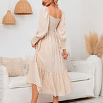 Long Sleeve V Neck Knitted Pencil Dress Jumper Long Dress