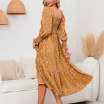 Long Sleeve V Neck Knitted Pencil Dress Jumper Long Dress