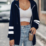 Long Sleeve Zip Up Hoodies with Pocket Hooded Sweatshirts Jackets