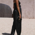 Two-piece Outfits Frill Cami Top & Pants Sets