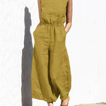 Wide Leg Long Jumpsuit