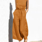 Wide Leg Long Jumpsuit