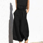 Wide Leg Long Jumpsuit