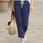 Nadorine Drawstring Elastic Pants