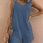 Pocket Shorts Jumpsuits