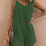 Pocket Shorts Jumpsuits