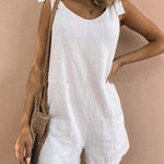 Pocket Shorts Jumpsuits
