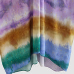 V-neck Short-sleeved Loose Tie Dye Caftan Dress