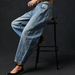 Wide-Leg Low-Rise Jeans