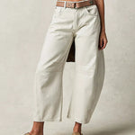 Wide-Leg Low-Rise Jeans