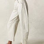 Wide-Leg Low-Rise Jeans